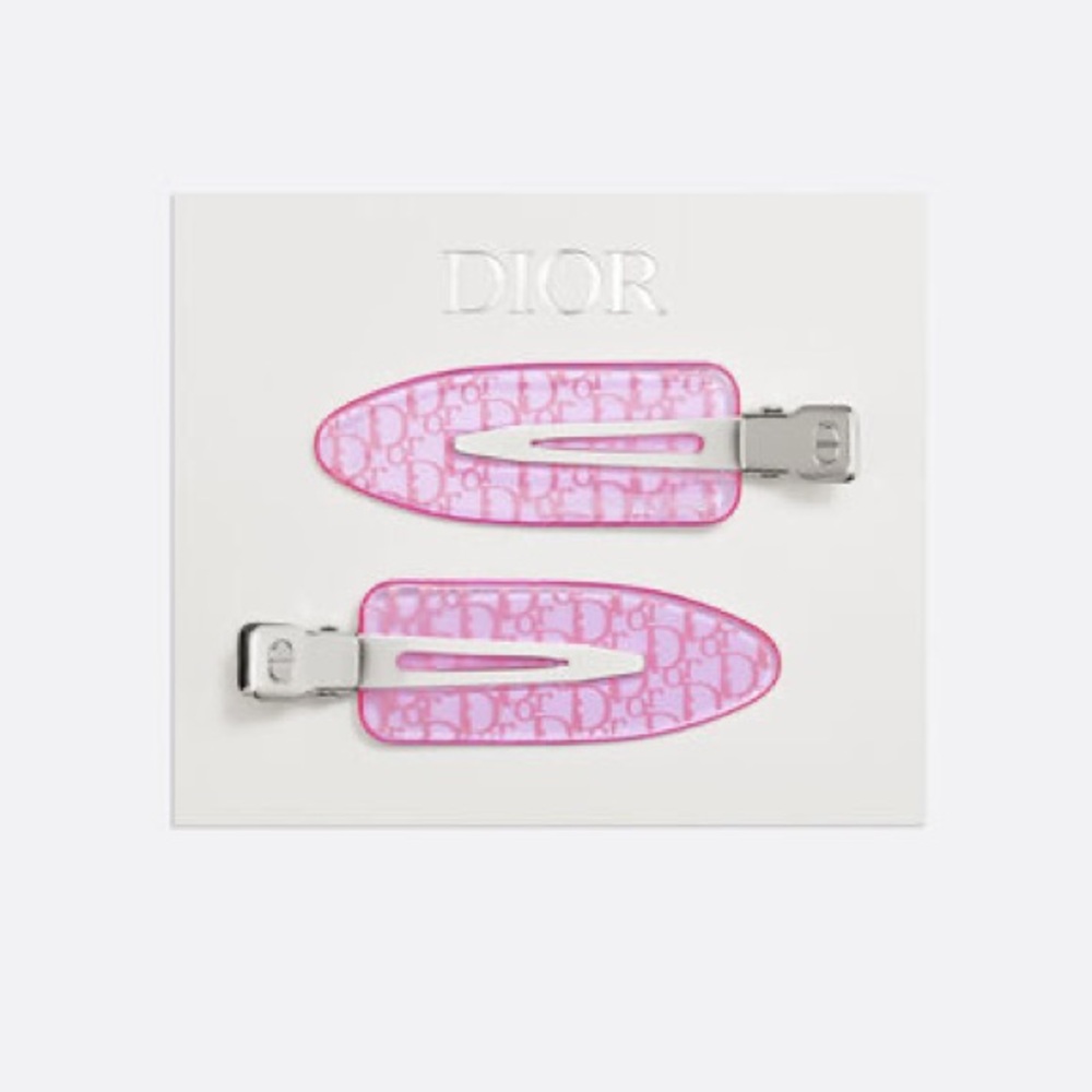 DIOR BEAUTY LIMITED EDITION HAIR CLIPS NEON PINK